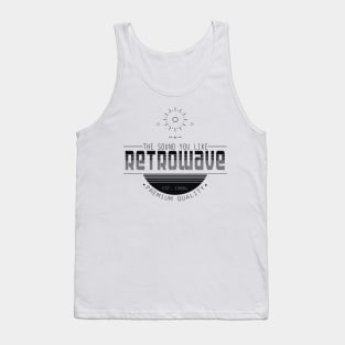 Retrowave sound (dark logo) Tank Top